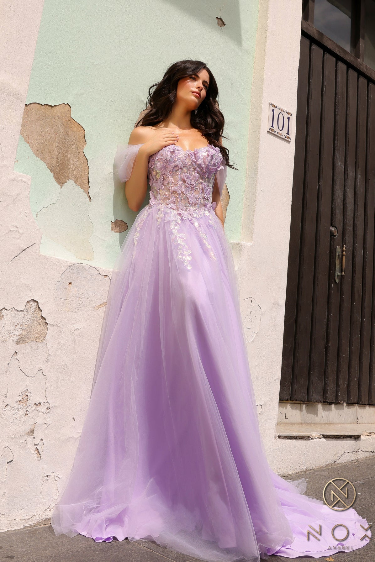 Prom Dresses Formal Long Prom A Line Ballgown Lilac
