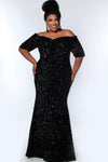 Prom Dresses Long Plus Size Formal Evening Prom Gown Onyx