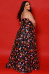 Plus Size Dresses Long A Line Plus Size Floral Formal Prom Dress Onyx