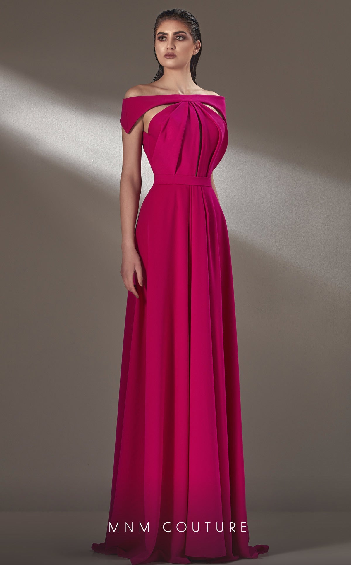 Formal Dresses A Line Long Formal Evening Prom Dress Fuchsia