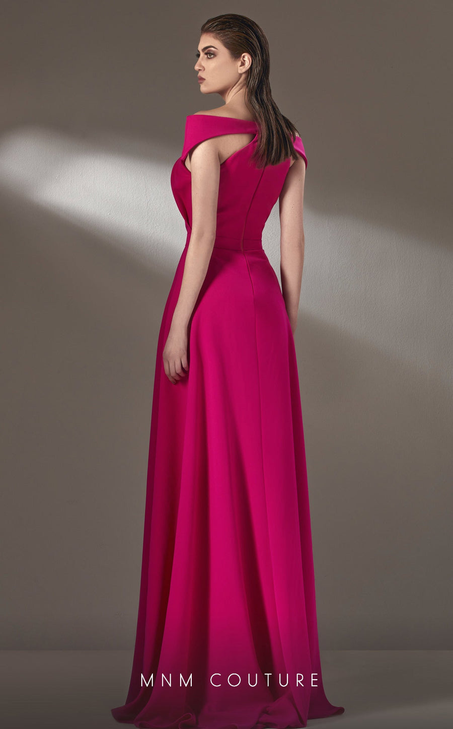 Formal Dresses A Line Long Formal Evening Prom Dress Fuchsia