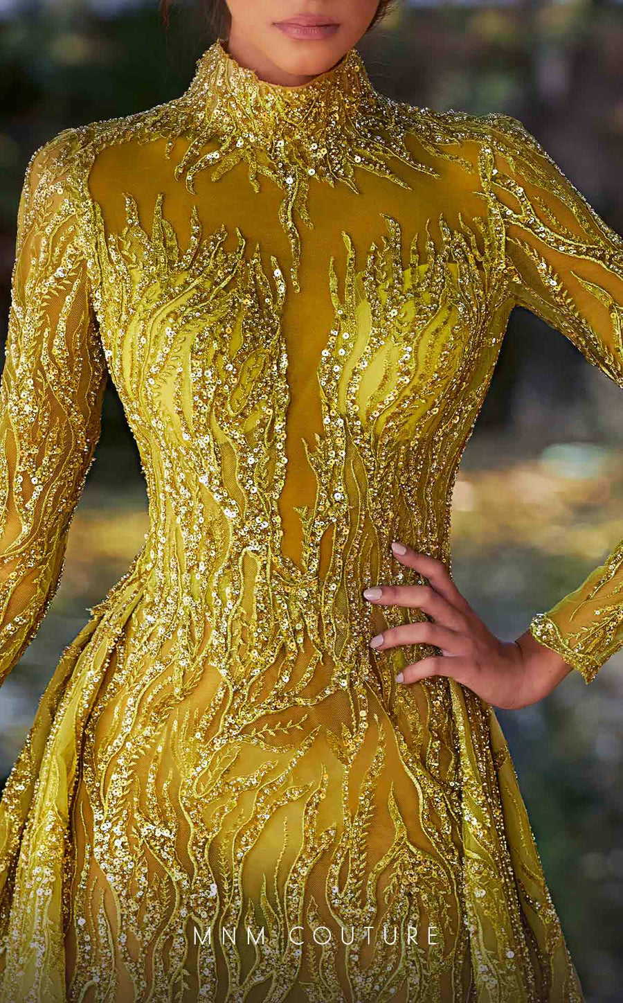 Formal Dresses A Line Long Sleeve Formal Overskirt Evening Dress Olive