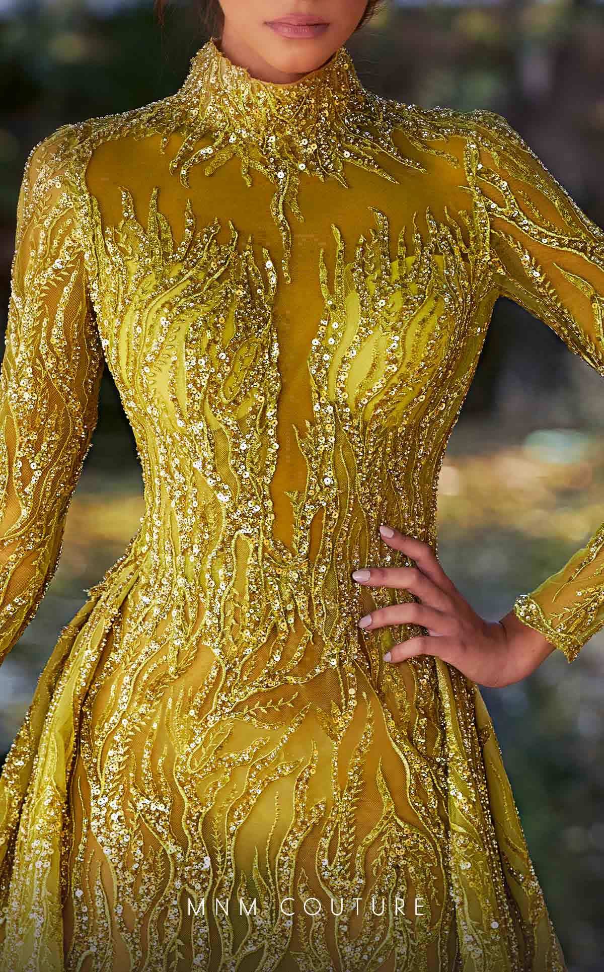 Formal Dresses A Line Long Sleeve Formal Overskirt Evening Dress Olive