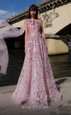 Formal Dresses Long Floral a Line Sequin Formal Evening Dress Multicolor