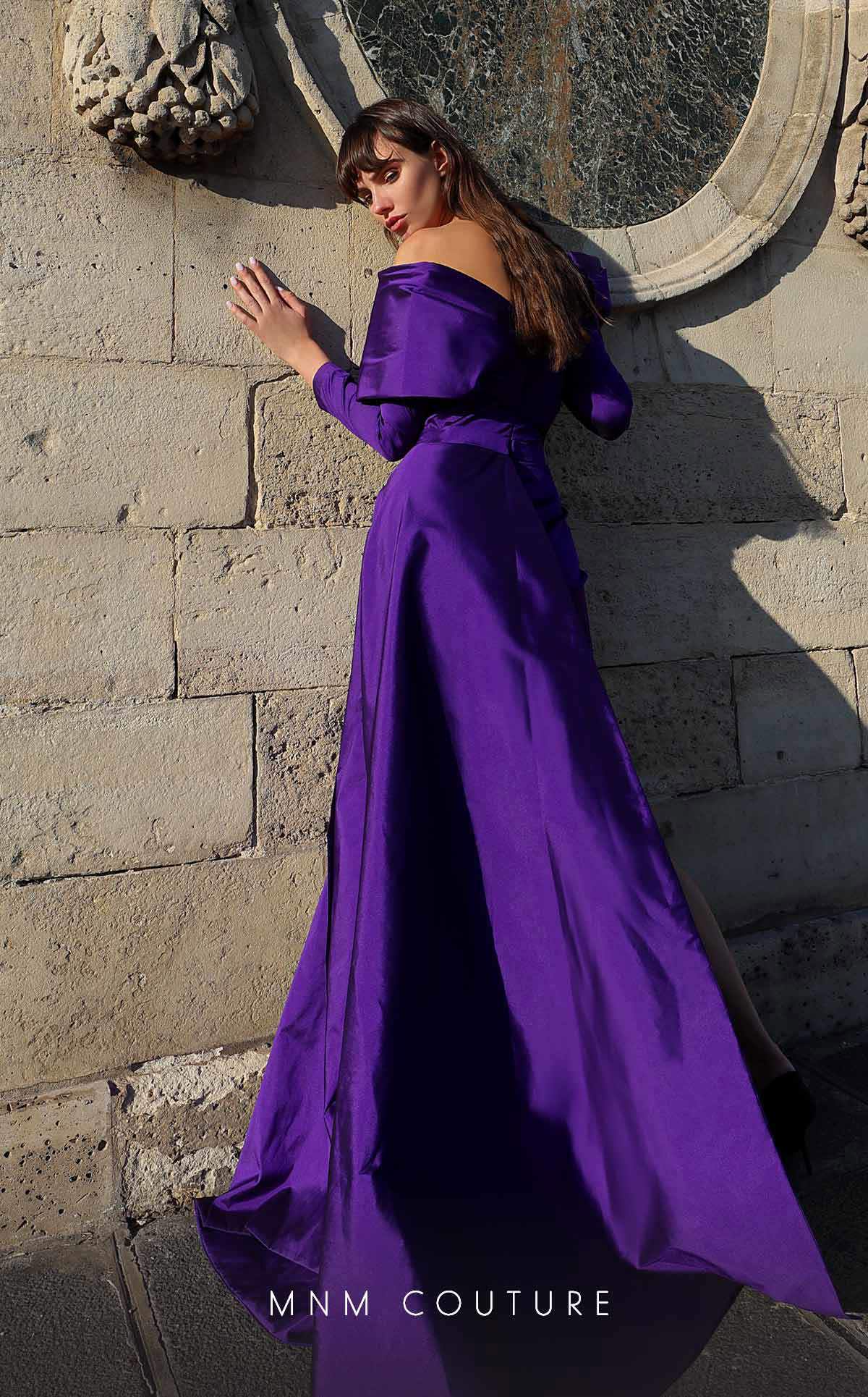 Cocktail Dresses Short Fitted Ruffle Cocktail Dress Purple