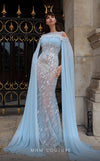 Formal Dresses Long Formal Fitted Sequin Dress Light Blue