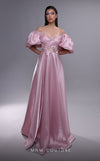 Formal Dresses Ruffle Long Formal Evening Dress Pink