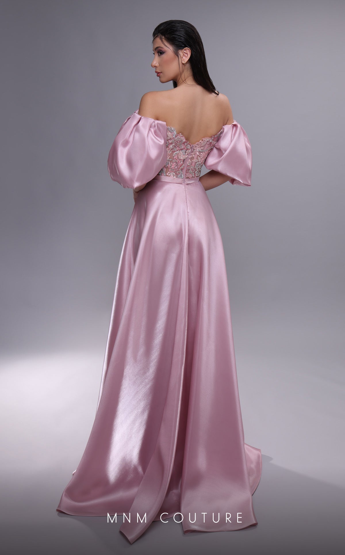 Formal Dresses Ruffle Long Formal Evening Dress Pink