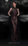 Formal Dresses Beaded Formal Long Overskirt Evening Dress Black