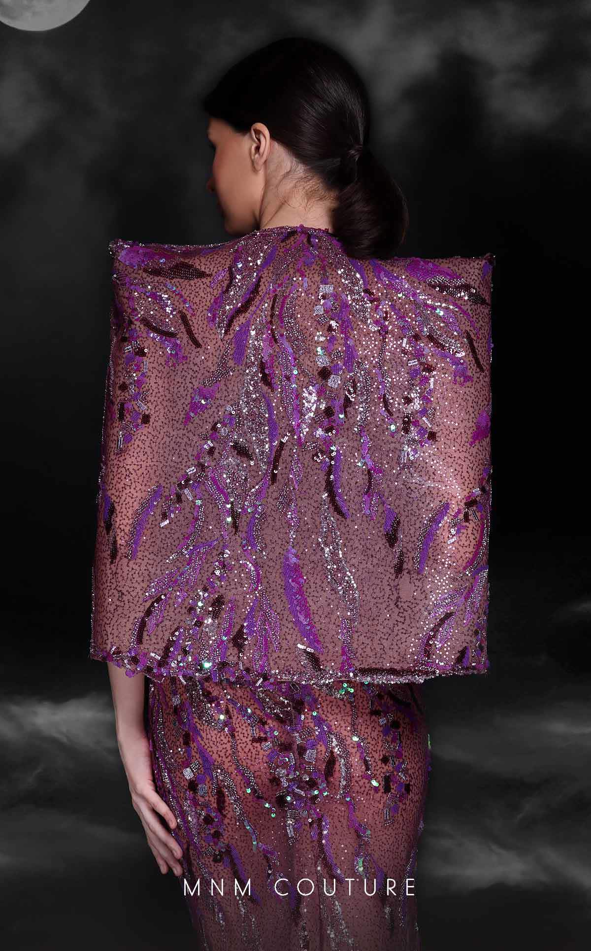 Formal Dresses Long Mermaid Beaded Sequin Evening Formal Dress Purple