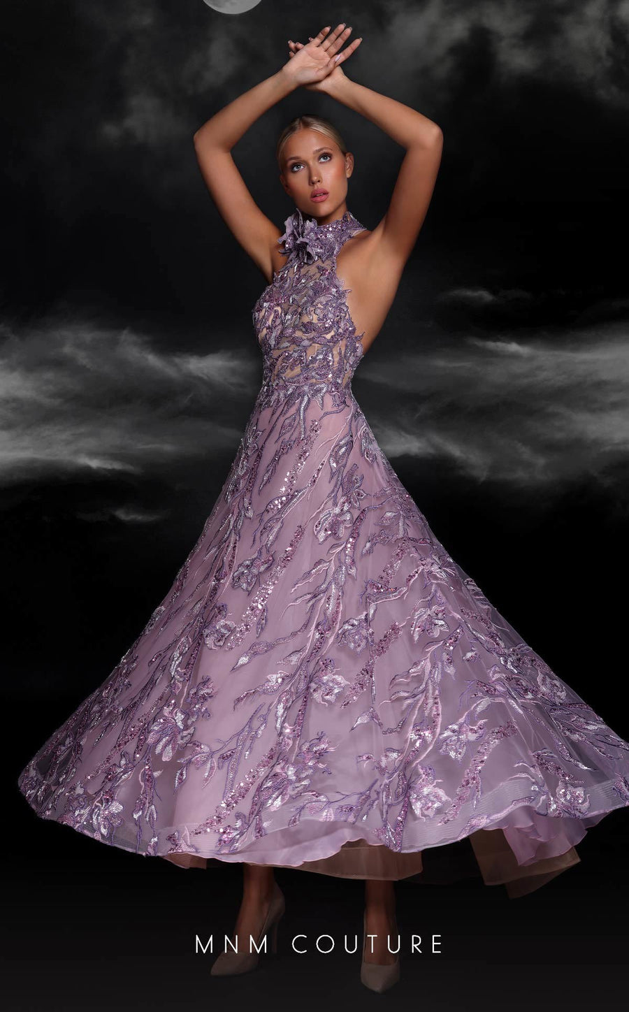 Prom Dresses A Line Lace Applique Long Formal Prom Dress Purple