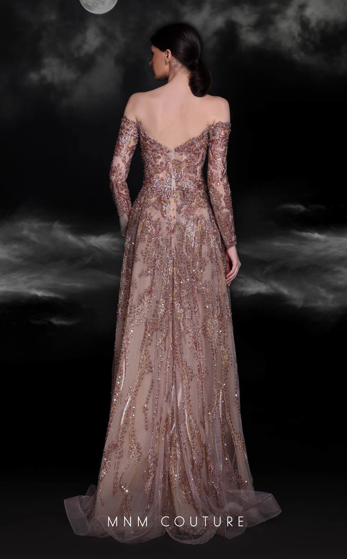 Formal Dresses Fitted Long Formal Evening Dress Beige