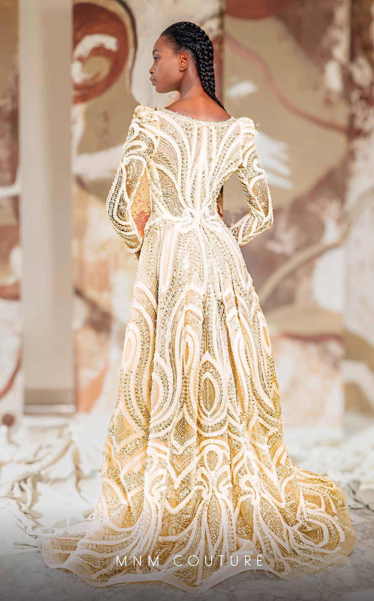 Formal Dresses Long Puff Sleeve A Line Formal Beaded Overskirt Evening Dress Champagne