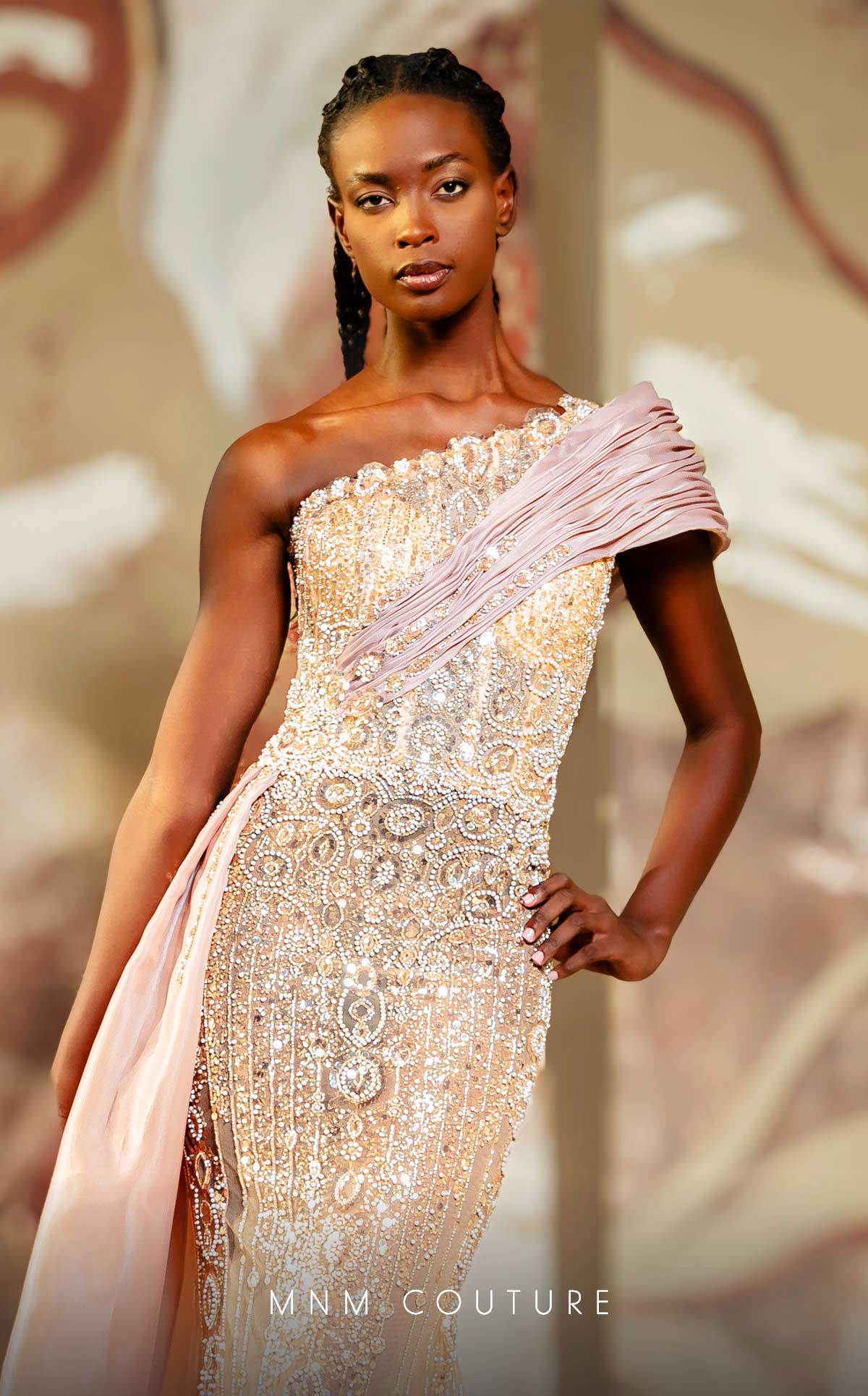 Formal Dresses Fitted Formal Long Overskirt Evening Dress Beige