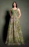 Formal Dresses Beaded Long Formal A Line Prom Dress Green