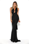 Formal Dresses Long Sleeveless Fitted Formal Dress Black