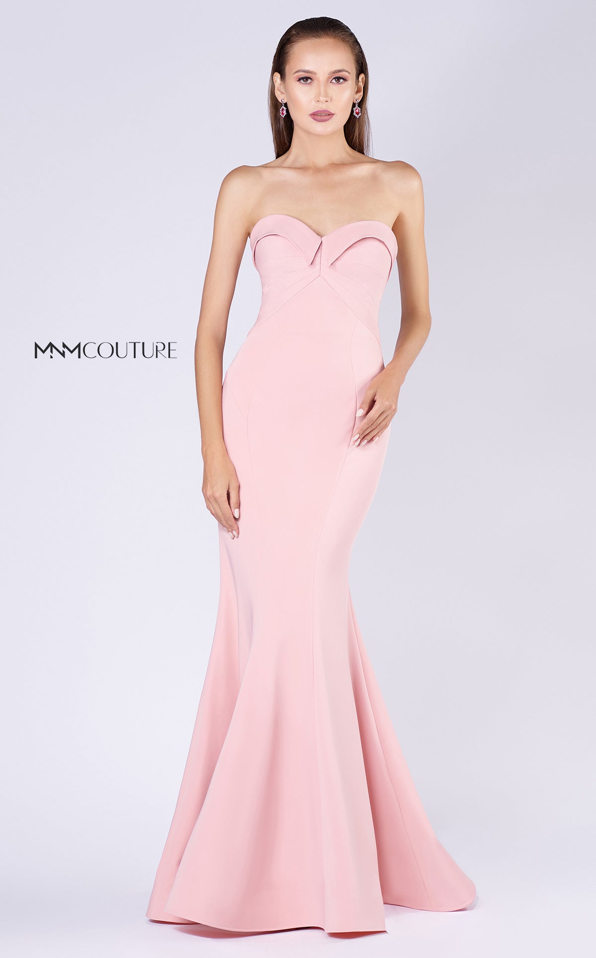 Prom Dresses Long Mermaid Fit Evening Prom Dress Blush