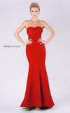 Prom Dresses Long Mermaid Fit Evening Prom Dress Red
