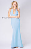Formal Dresses Long Mermaid Fit Formal Evening Prom Dress Blue