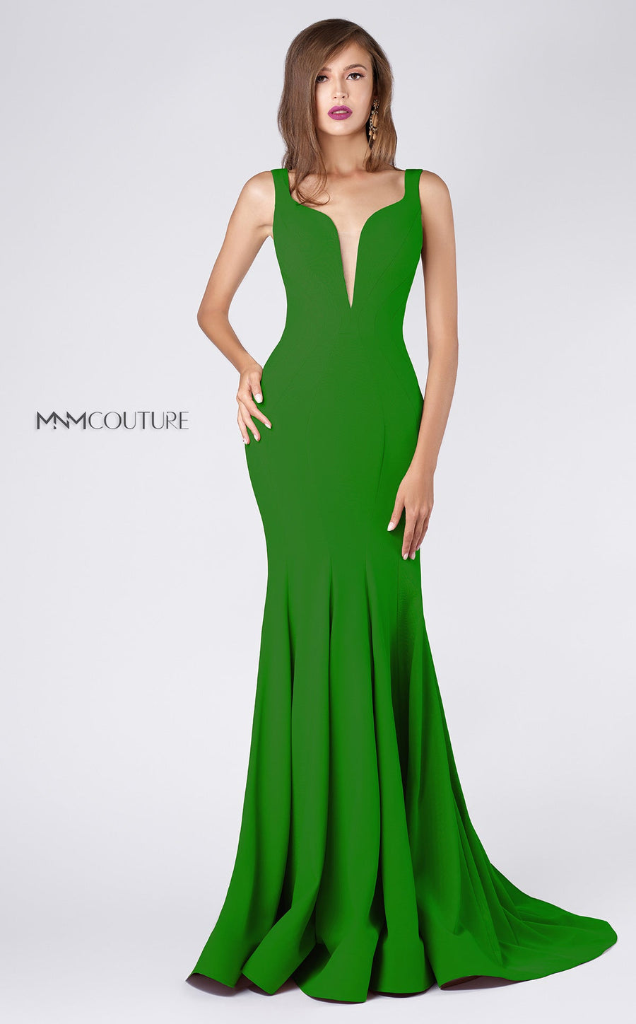 Formal Dresses Fitted Long Formal Mermaid Evening Dress Green