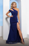 Formal Dresses Long Fitted Slit Formal Evening Prom Dress Royal Blue