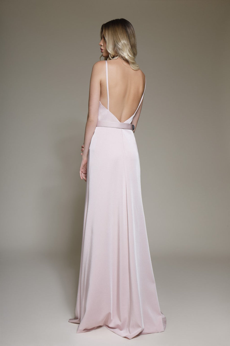 Prom Dresses Long Formal Chic Prom Slit Dress Pink