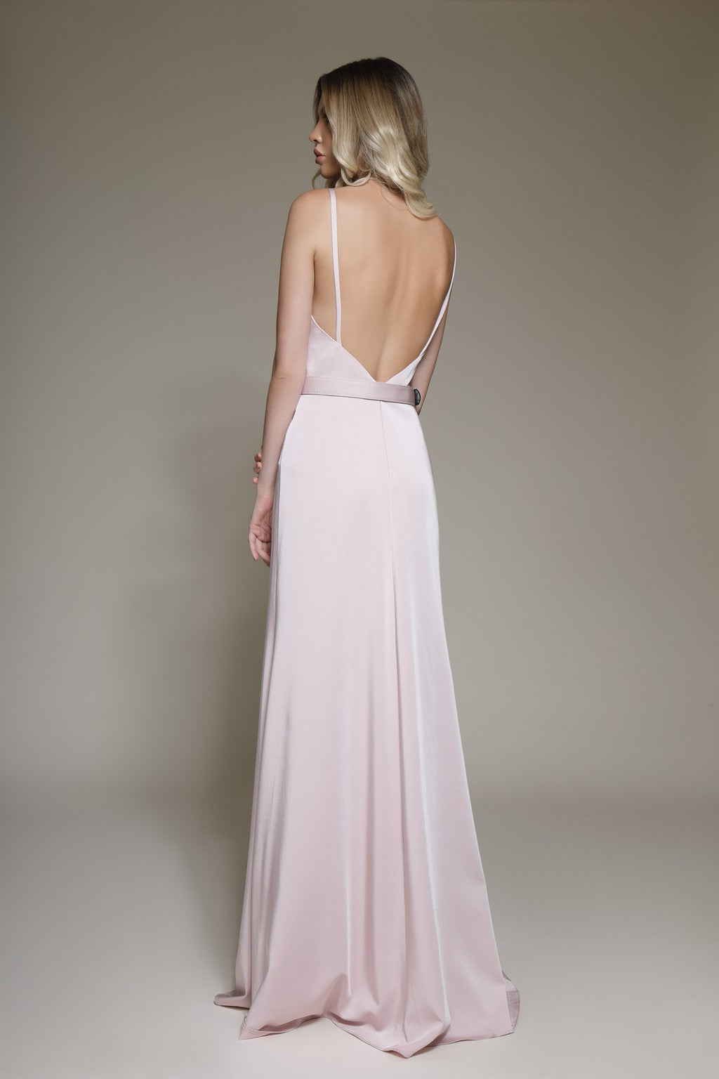Prom Dresses Long Formal Chic Prom Slit Dress Pink