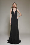 Prom Dresses Long Prom High Slit Formal Evening Dress Black
