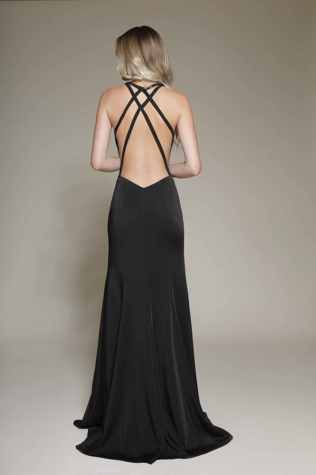 Prom Dresses Long Prom High Slit Formal Evening Dress Black