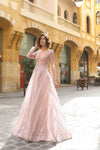 Formal Dresses Long Formal Evening A Line Dress Pink