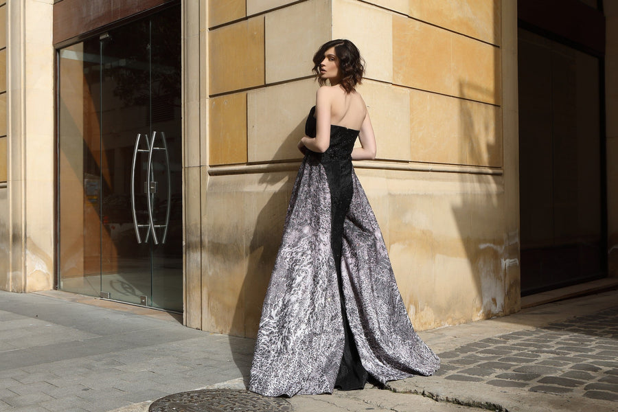 Formal Dresses A Line Long Formal Prom Evening Dress Black