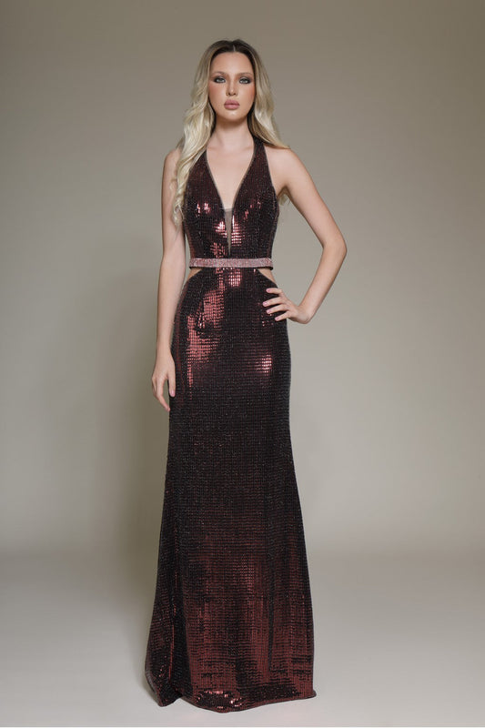 Formal Dresses Fitted Long Prom Formal Dress Wine Red