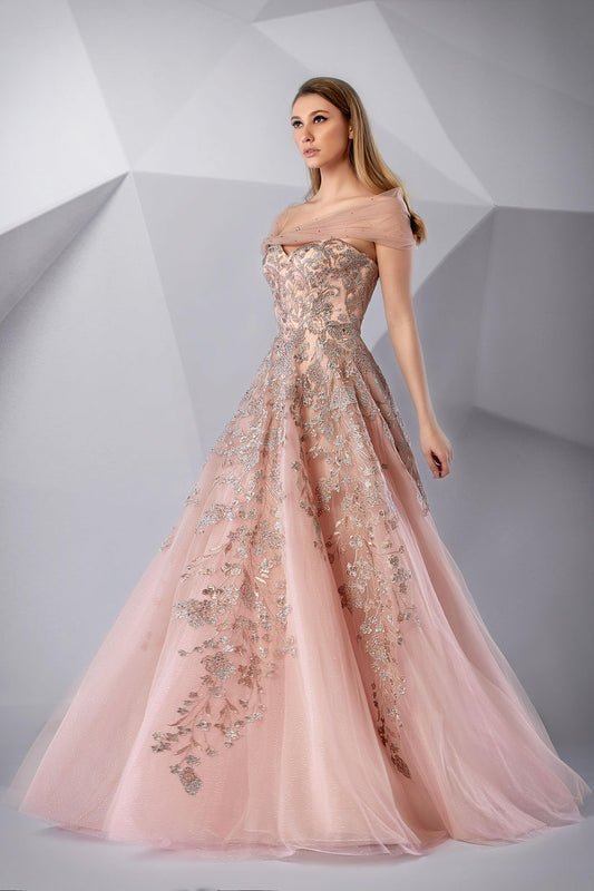 Formal Dresses Formal Long Evening Dress Misty Rose