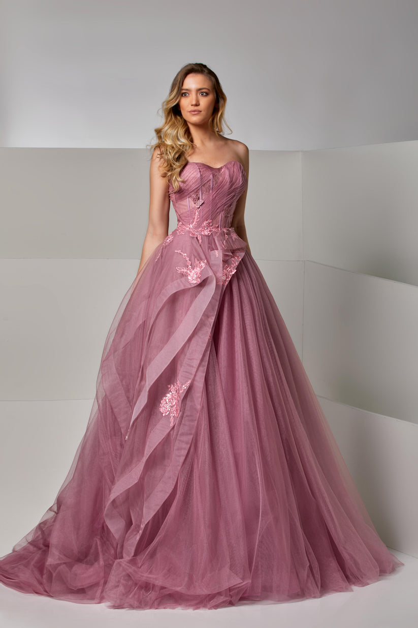 Formal Dresses Long A Line Formal Dress Mellow Mauve