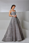 Formal Dresses Long Formal Evening A Line Dress Frosty Gray