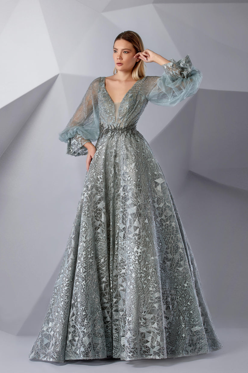 Formal Dresses Long A Line Formal Evening Dress Frosty Green