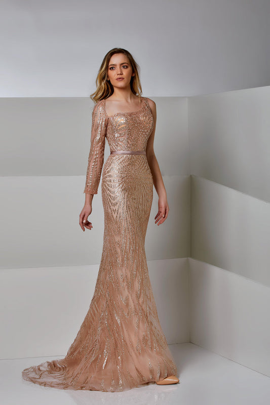 Formal Dresses Mermaid Long Formal Evening Dress Fawn