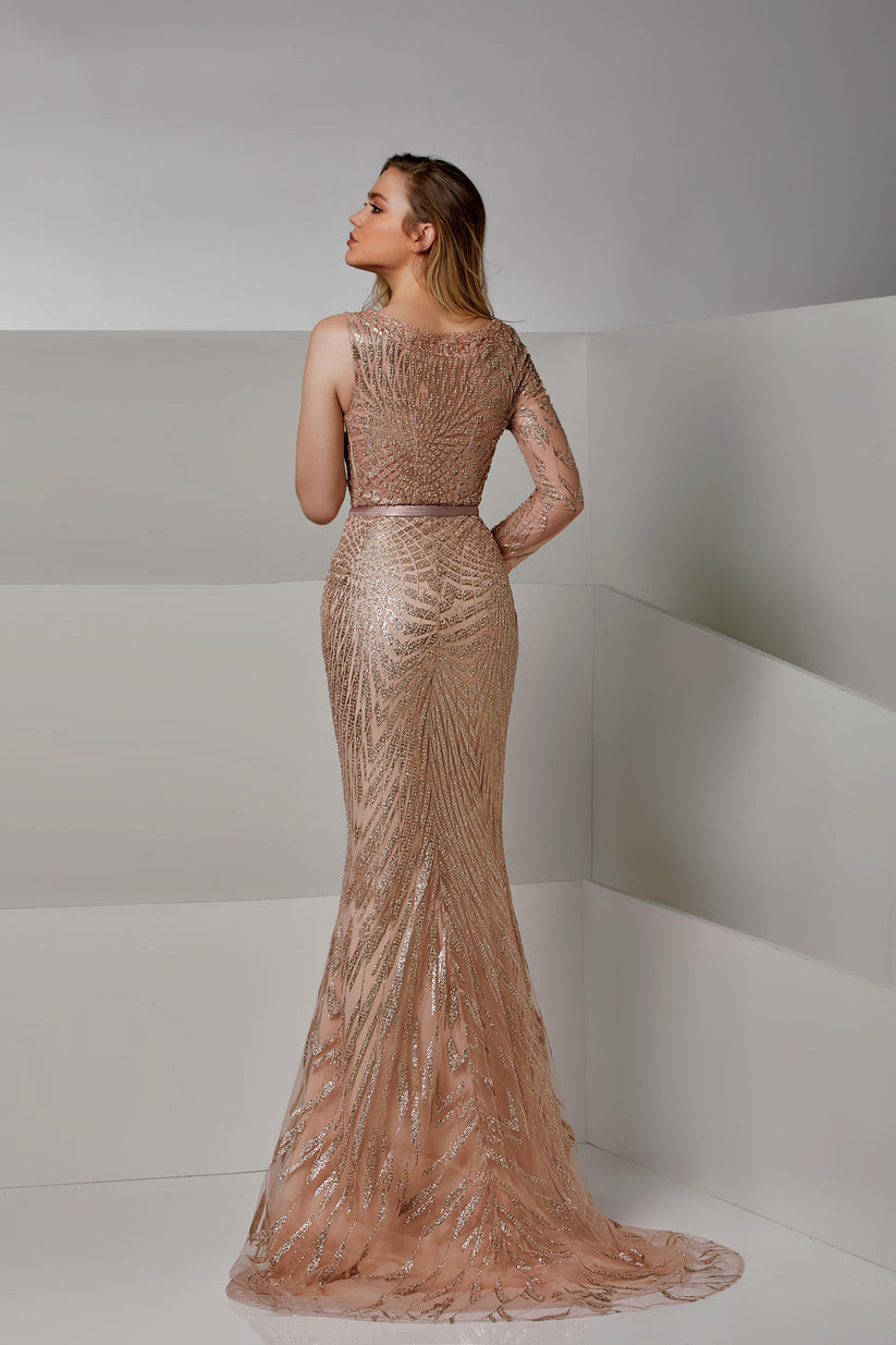 Formal Dresses Mermaid Long Formal Evening Dress Fawn