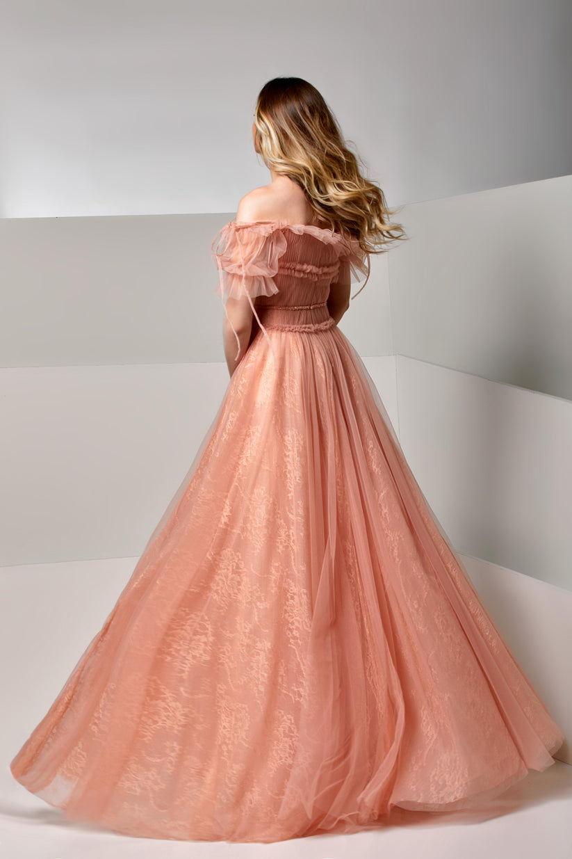 Prom  Dresses Long Prom Formal Evening A Line Dress Coral Pink