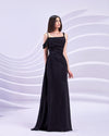 Prom Dresses Formal Fitted Mermaid Long Prom Dress Black