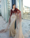 Formal Dresses Long Formal Mermaid Evening Dress Gold/Wine