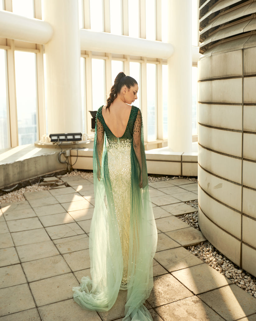 Formal Dresses Long Formal Mermaid Evening Dress Light Green - Hunter