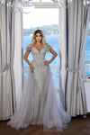 Prom Dresses Long Prom Formal Beaded Evening Dress Silver