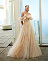 Prom Dresses Long Formal A Line Prom Dress Peach