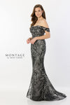 Formal Dresses Long Lace Mermaid Beaded Belt Formal Dress Black