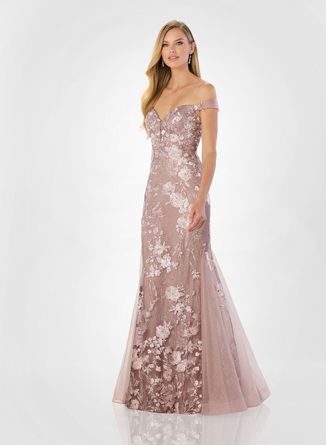 Formal Dresses Long Glitter Formal Mermaid Evening Dress  Rosewood