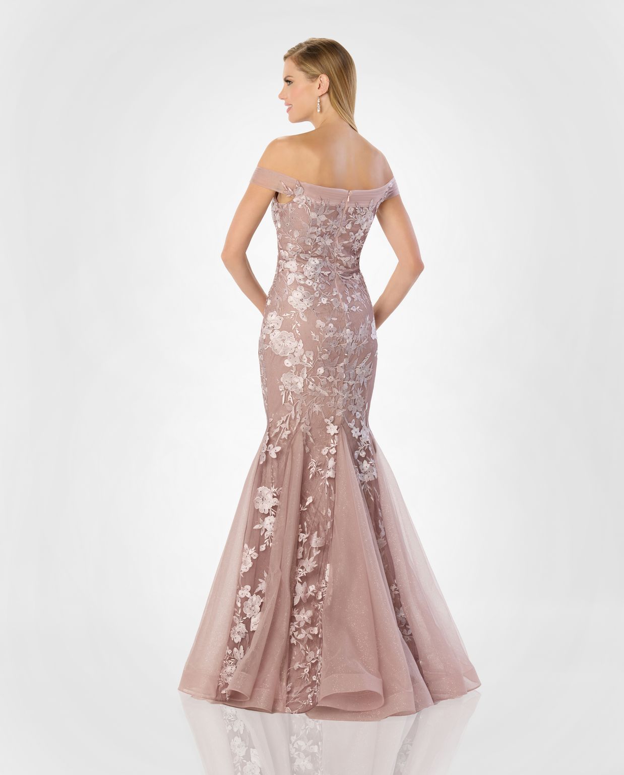 Formal Dresses Long Glitter Formal Mermaid Evening Dress  Rosewood