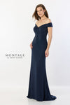 Formal Dresses Long A Line Gown Evening Formal Dress Navy Blue