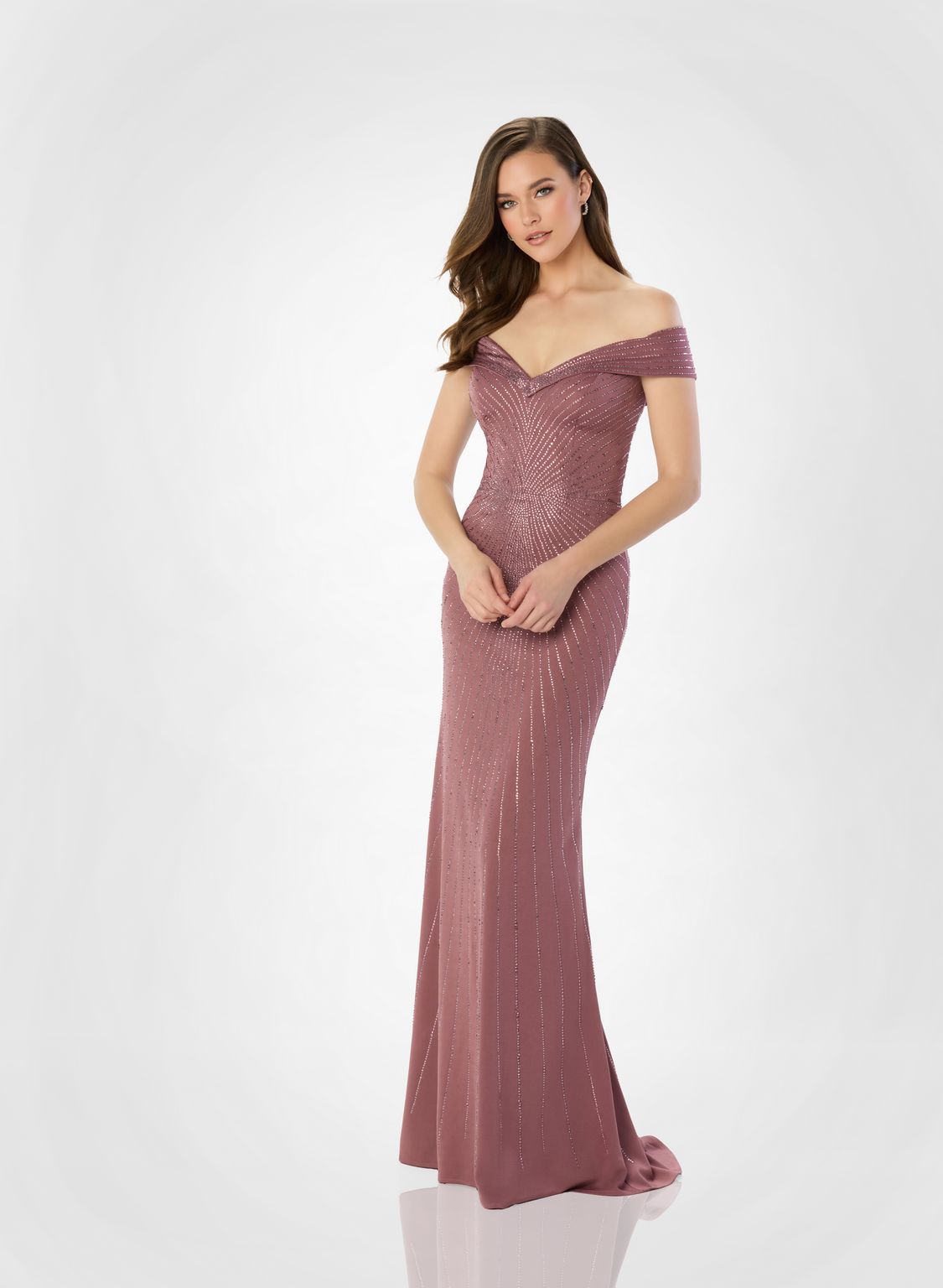 Formal Dresses Long A Line Gown Evening Formal Dress Mauve