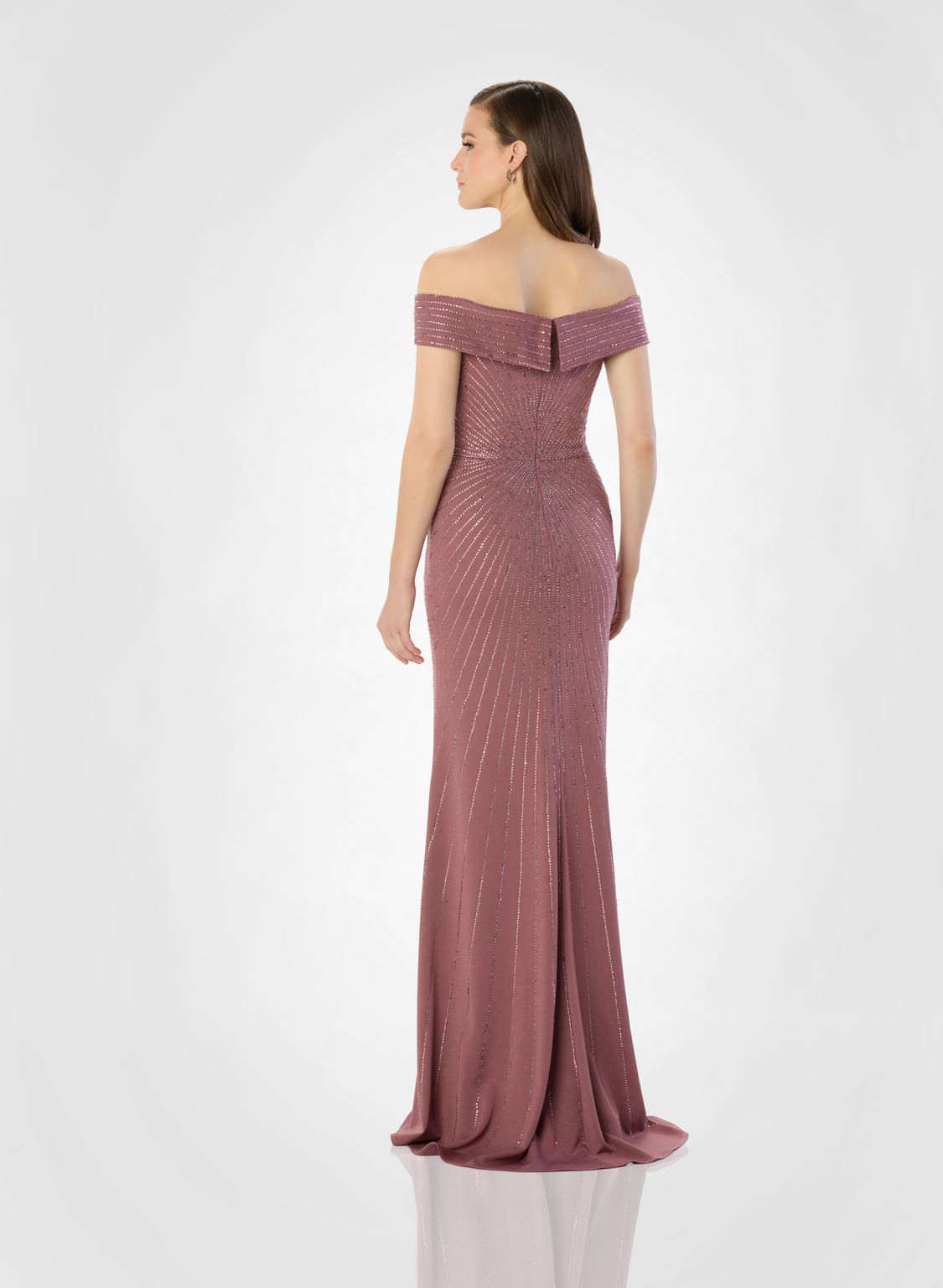 Formal Dresses Long A Line Gown Evening Formal Dress Mauve
